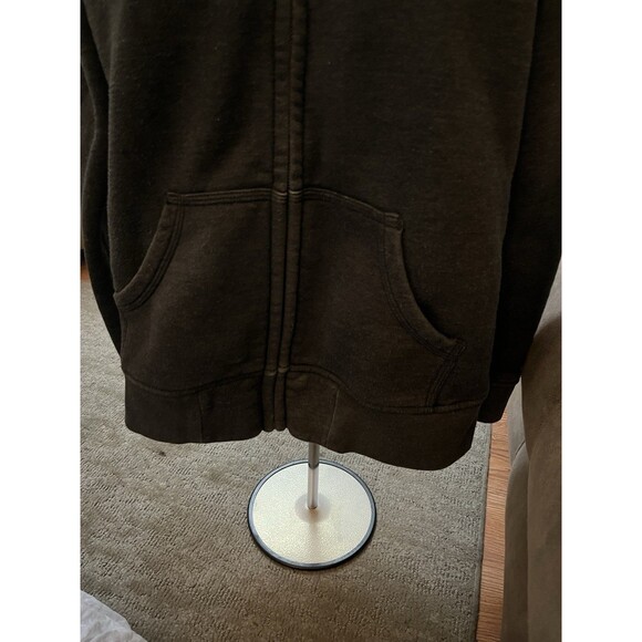 Vintage Carhartt Zip Up Jacket Women’s small 8-10 Dark Gray - Picture 5 of 9